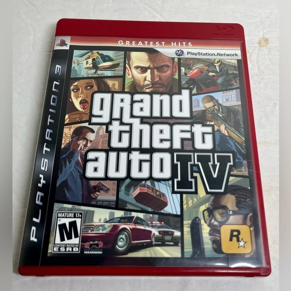 PLAYSTATION 3 GRAND THEFT AUTO IV GREATEST HITS w/LIBERTY CITY GUIDEBOOK 2006-09